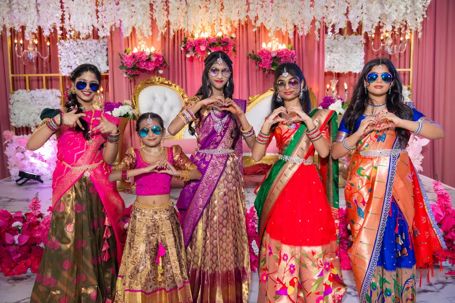 Half Saree photography by FilmsByHari