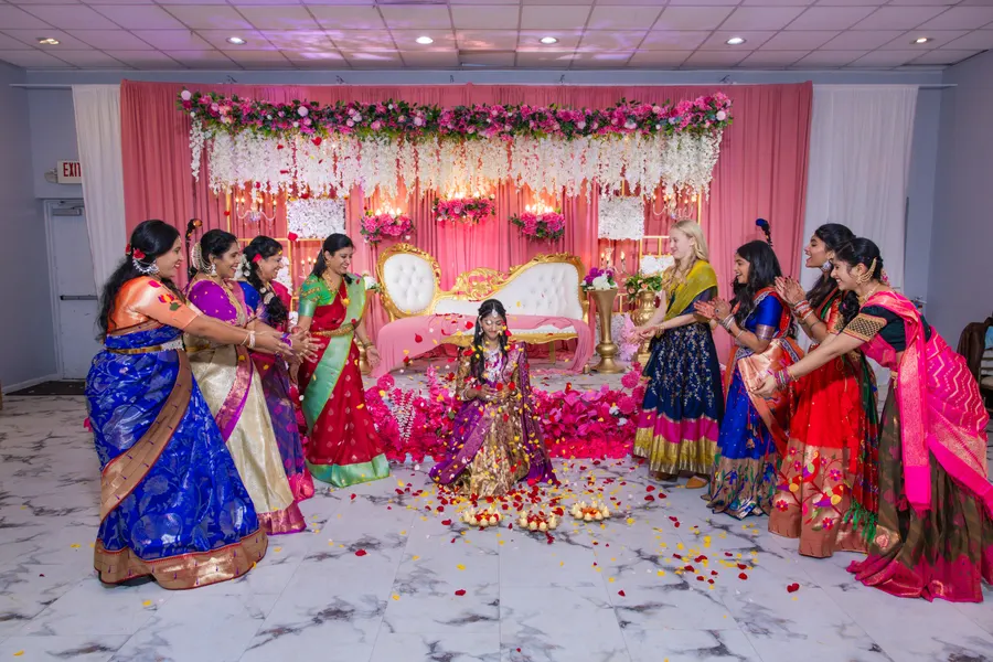 Half Saree photography by FilmsByHari